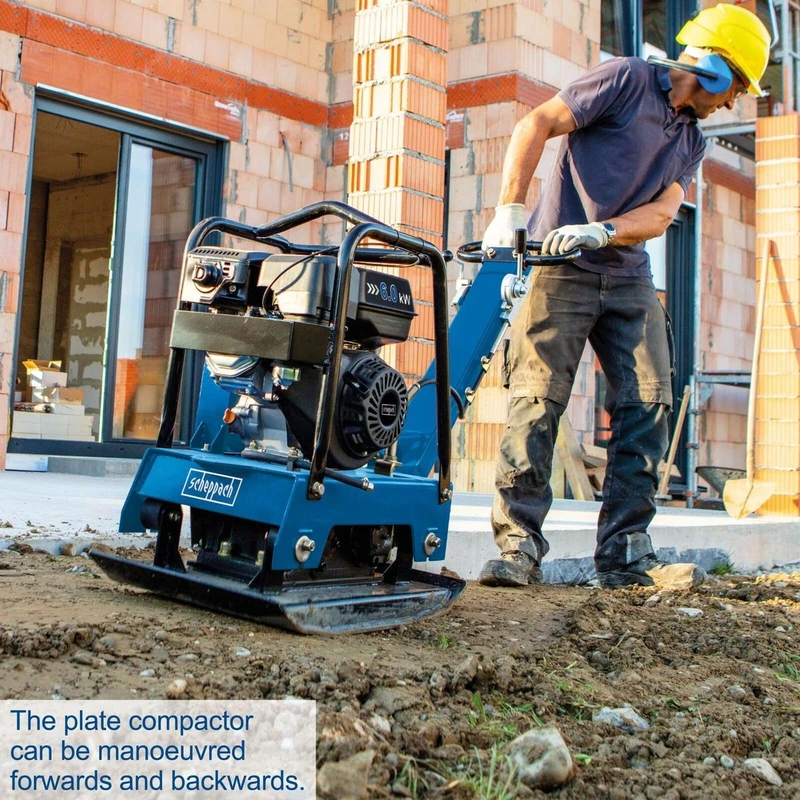 Віброплита реверсивна Scheppach HP3000S, 30,5 кН, 730×450 мм - фото 6