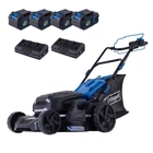 Газонокосарка акумуляторна самохідна Scheppach MP470-X SET XL2x2, 47 см, 4 АКБ 4 А·год - мініатюра 1