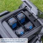 Газонокосарка акумуляторна самохідна Scheppach MP470-X SET XL2x2, 47 см, 4 АКБ 4 А·год - мініатюра 2