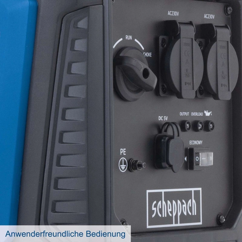 Генератор инверторный бензиновый Scheppach SG2500i, 1,6/2 кВт, USB-A и USB-C - фото 2
