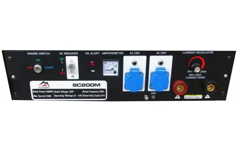 Зварювальний генератор Vulkan SC200M-2 (34007) - фото 5 Зварювальний генератор Vulkan SC200M-2 (34007) - фото 5