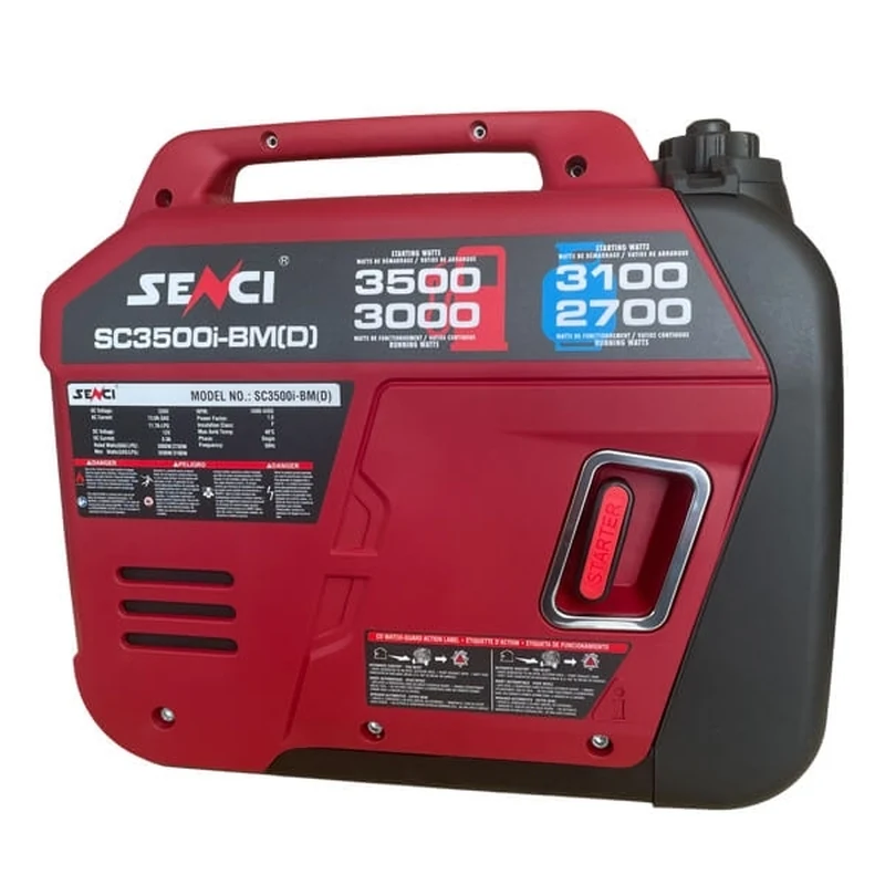 Инверторный двухтопливный генератор SENCI SC3500i-BM(D) 3,0/3,5 кВт, газ/бензин - фото 2