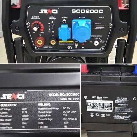 Дизельний зварювальний генератор Senci SCD 200 C - фото 10
