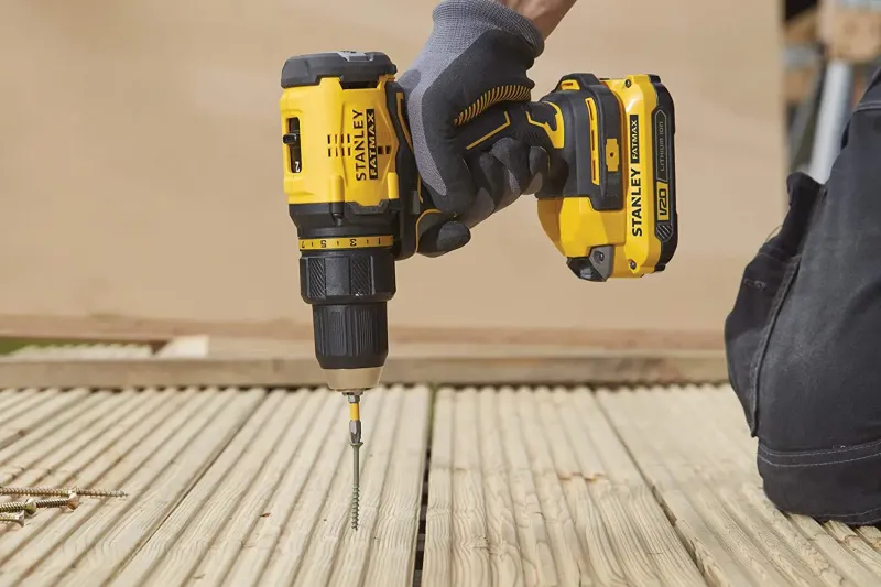 Аккумуляторный шуруповерт STANLEY FATMAX SFMCD710D2K (18В, 50 Нм, безударный, 2 АКБ) - фото 3