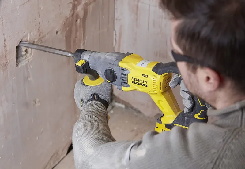 Перфоратор акумуляторний безщітковий SDS PLUS STANLEY FATMAX SFMCH900M22 - фото 2 Перфоратор акумуляторний безщітковий SDS PLUS STANLEY FATMAX SFMCH900M22 - фото 2