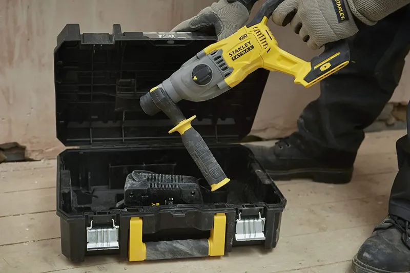 Перфоратор акумуляторний безщітковий SDS PLUS STANLEY FATMAX SFMCH900M22 - фото 6 Перфоратор акумуляторний безщітковий SDS PLUS STANLEY FATMAX SFMCH900M22 - фото 6