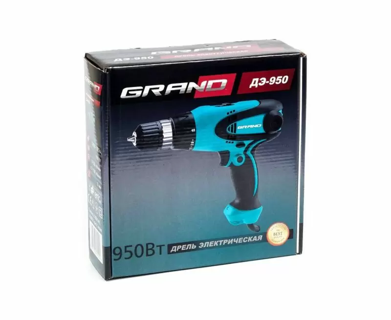 Шуруповерт мережевий Grand ДЭ-950/2 - фото 3 Шуруповерт мережевий Grand ДЭ-950/2 - фото 3