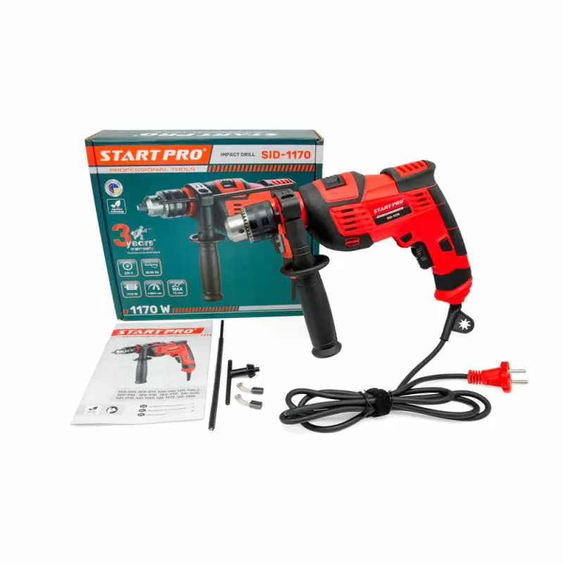 Дрель ударная Start Pro SID-1170 - фото 6