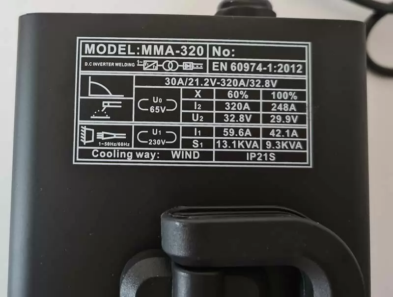 Дуговой сварочный инвертор Sirius mma 320 (кейс) - фото 9