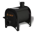 Печь дровяная буржуйка Скиф 40 с варочной поверхностью — миниатюра 1