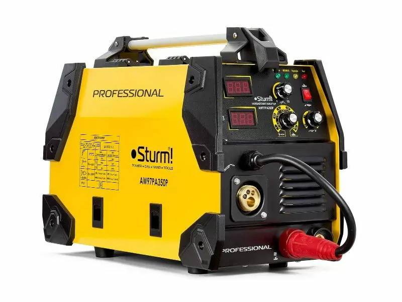 Сварочный инверторный полуавтомат Sturm AW97PA350P - фото 1 Сварочный инверторный полуавтомат Sturm AW97PA350P - фото 1
