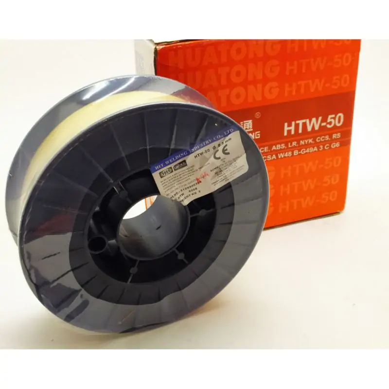 Сварочная проволока HTW-50 ER 70S-6 0,8мм катушка 5кг - фото 3