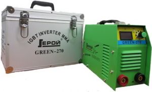 Зварювальний інвертор Герой Green MMA 270 кейс