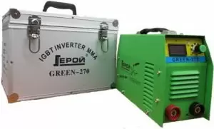 Товар Зварювальний інвертор Герой Green MMA 270 кейс