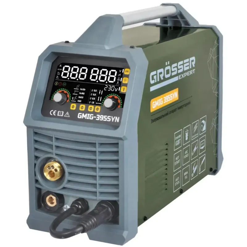 Зварювальний напівавтомат Grösser GMIG 395SYN EXPERT (MIG/MAG/MMA/TIG, 395А) - фото 1 Зварювальний напівавтомат Grösser GMIG 395SYN EXPERT (MIG/MAG/MMA/TIG, 395А) - фото 1