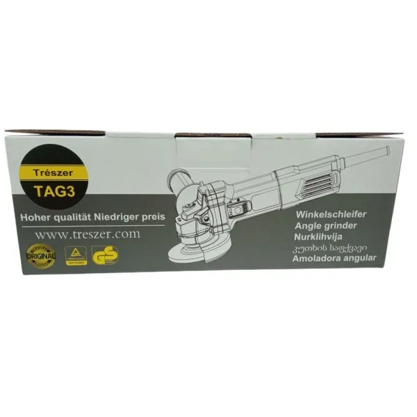 Болгарка (угловая шлифмашина) TRESZER TAG3 - фото 6
