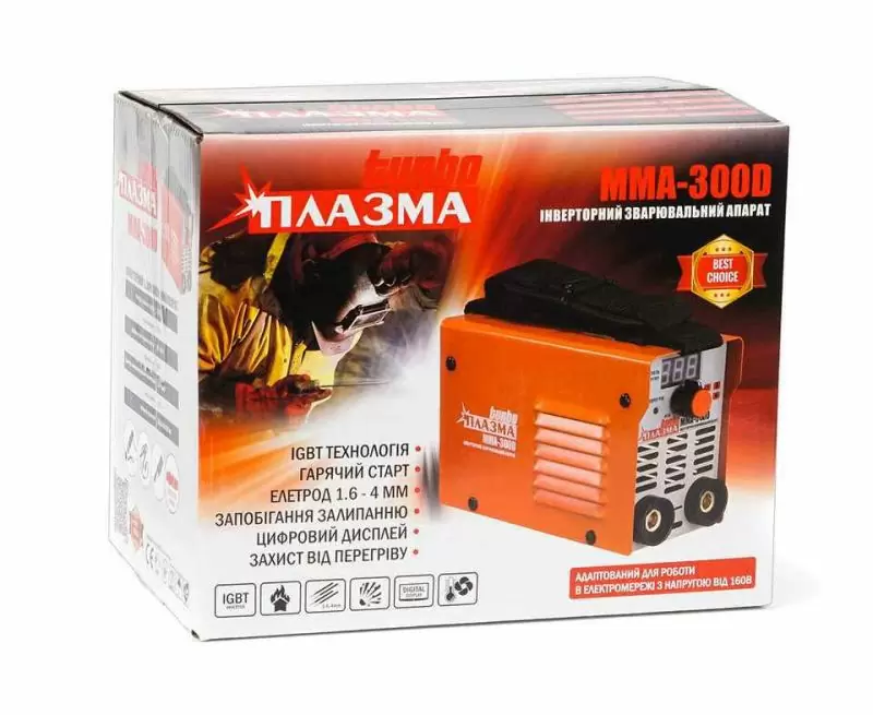 Зварювальний інвертор Плазма Turbo ММА-300D - фото 3