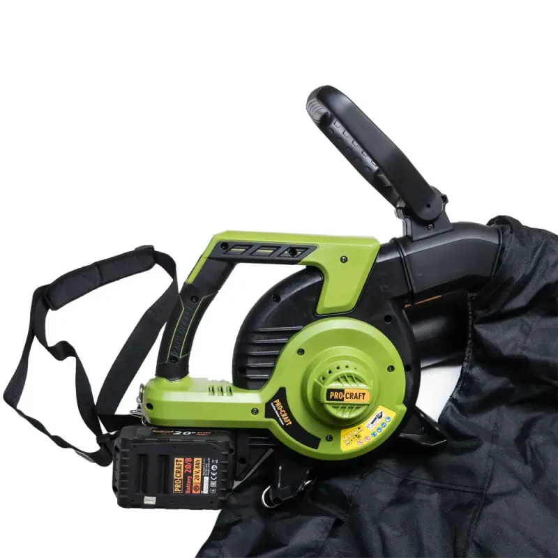 Акумуляторний пилосос-повітродувка Procraft VB20 (без акб та зп) - фото 5 Акумуляторний пилосос-повітродувка Procraft VB20 (без акб та зп) - фото 5