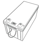 Акумулятор LiFePO4 Vitals ALFP-24100ABD 25,6 В 100 А·год (2560 Вт·год) - мініатюра 1