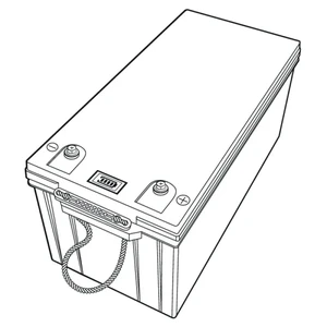Акумулятор LiFePO4 Vitals ALFP-24100ABD 25,6 В 100 А·год (2560 Вт·год)