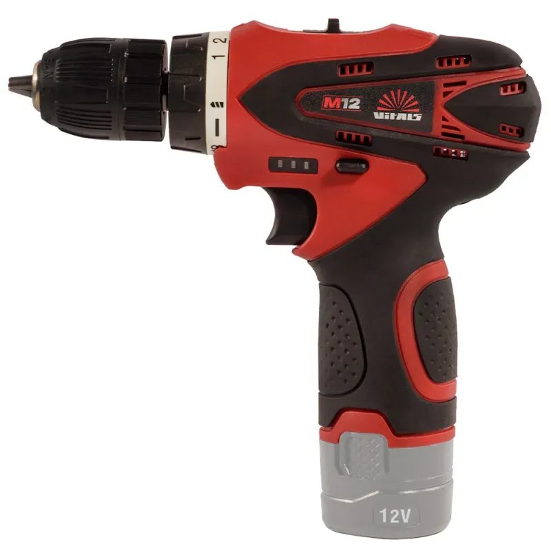 Дриль-шуруповерт акумуляторний Vitals AU 1221c - фото 2 Дриль-шуруповерт акумуляторний Vitals AU 1221c - фото 2