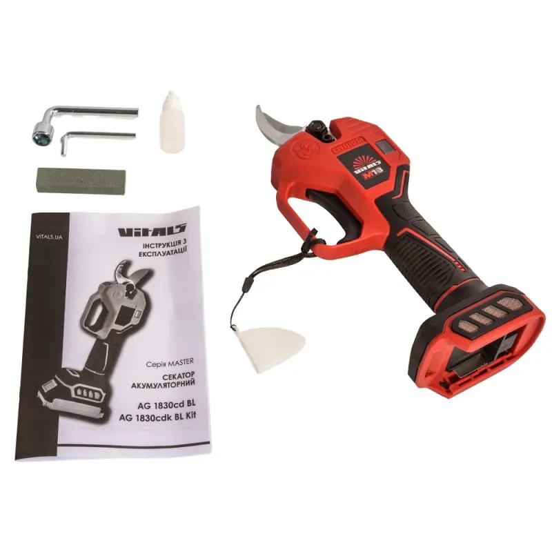 Секатор аккумуляторный Vitals Master AG 1830cd BL - фото 10