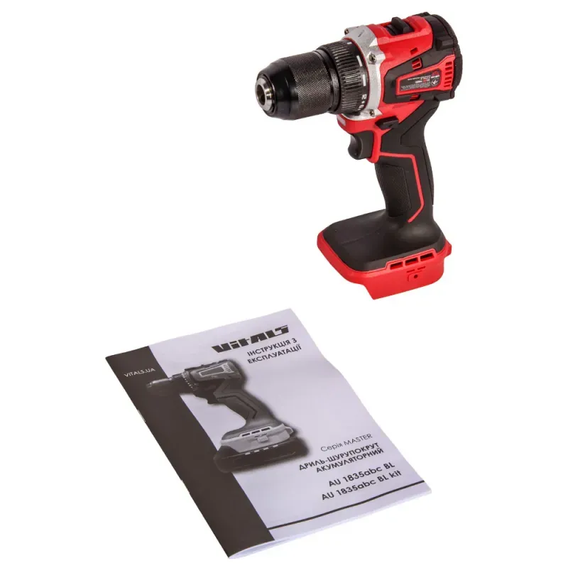 Дрель-шуруповерт акумуляторний Vitals Master AU 1835abc BL - фото 10 Дрель-шуруповерт акумуляторний Vitals Master AU 1835abc BL - фото 10