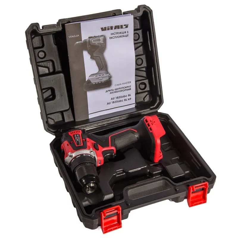 Дрель-шуруповерт акумуляторний Vitals Master AU 1835abc BL - фото 12 Дрель-шуруповерт акумуляторний Vitals Master AU 1835abc BL - фото 12