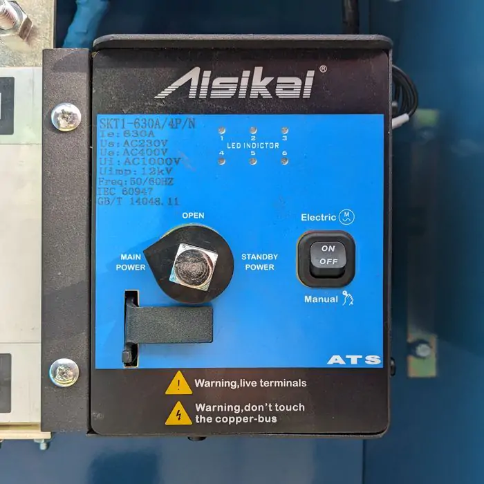 Генератор дизельный PROFI-TEC WDSG375-3 Power MAX (375 кВА/300 кВт, промышленный двигатель WEICHAI, China) - фото 4