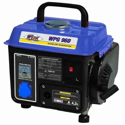 Бензиновий генератор Werk WPG960 - фото 1 Бензиновий генератор Werk WPG960 - фото 1