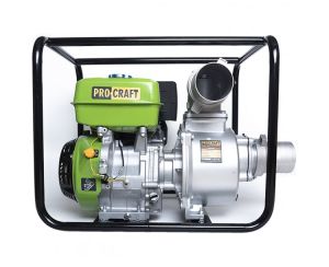 Мотопомпа бензинова Procraft WP100 (патрубок 100 мм, 9 к.с., 80 куб. м/год)