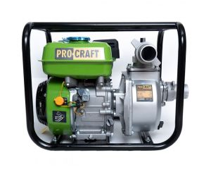 Мотопомпа бензинова Procraft WP30 (патрубок 50 мм, 5.5 к.с., 30 куб. м/год)