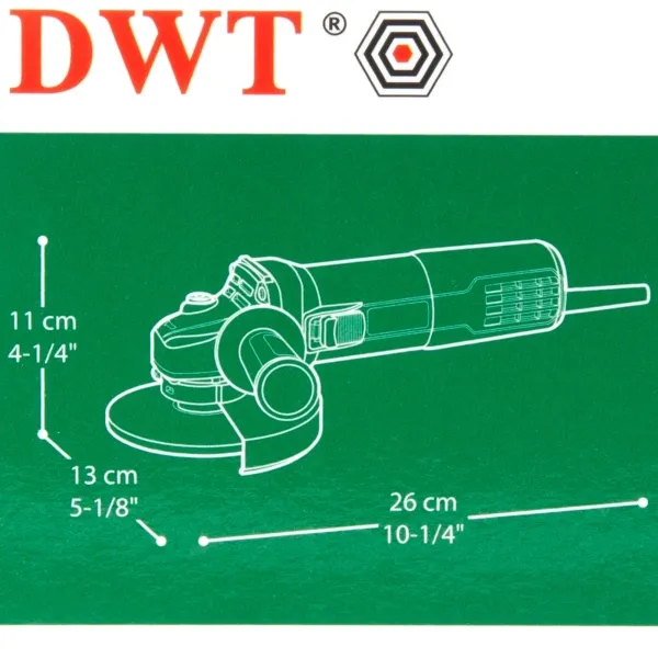 Угловая шлифмашина DWT WS09-125 - фото 3 Угловая шлифмашина DWT WS09-125 - фото 3