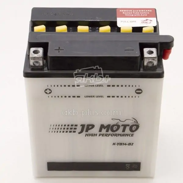 Акумулятор 14AH-12V CB14-B2 (YB14-B2) JP MOTO (134Х89Х166), L, EN185 - фото 3