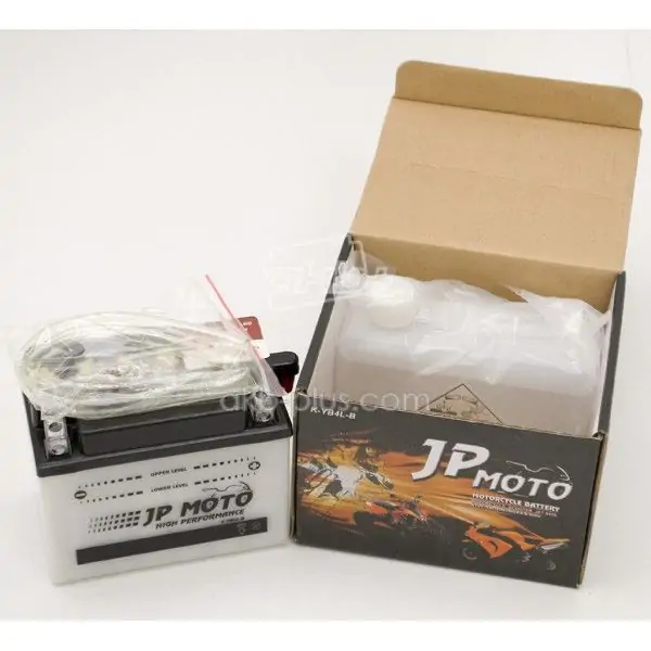 Акумулятор 4AH-12V CB4L-B (YB4L-B) JP MOTO (120Х70Х92), R, EN45 - фото 3