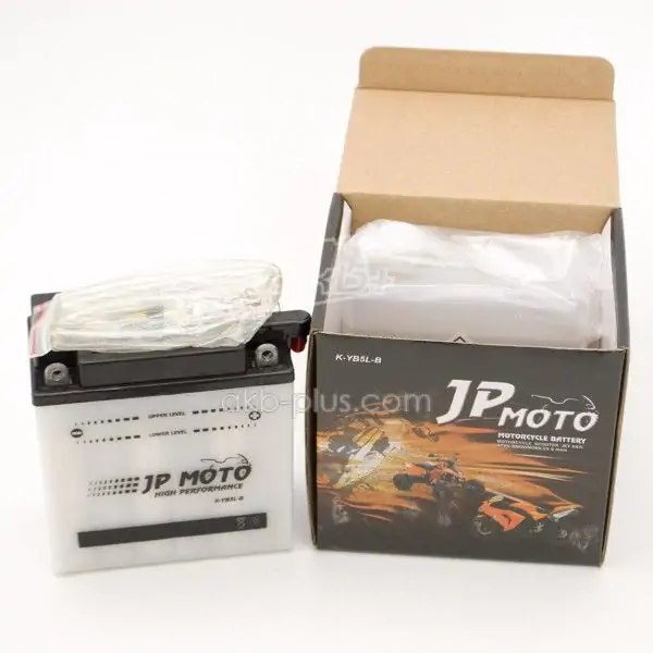 Аккумулятор 5AH-12V CB5L-B (YB5L-B) JP MOTO (120Х60Х130), R, EN60 - фото 3