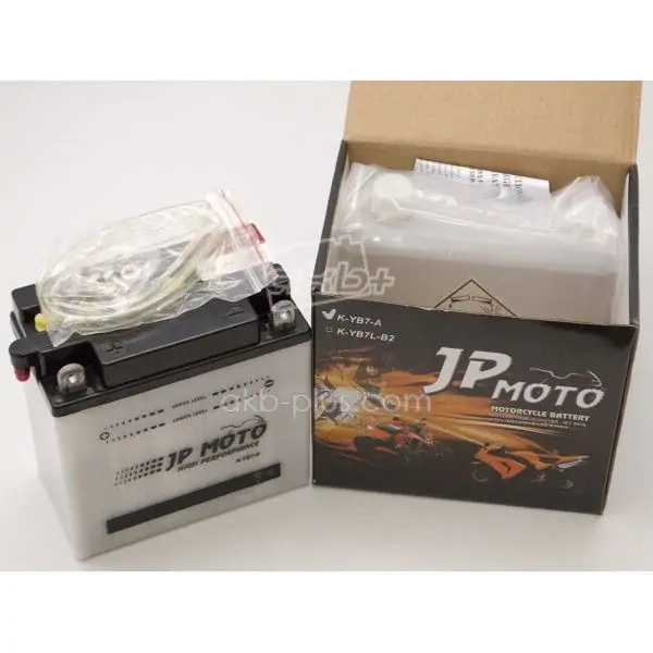 Акумулятор 8AH-12V CB7-A (YB7-A) JP MOTO (135Х75Х133), L, EN120 - фото 3