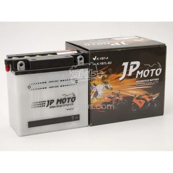 Акумулятор 8AH-12V CB7-A (YB7-A) JP MOTO (135Х75Х133), L, EN120 - фото 2