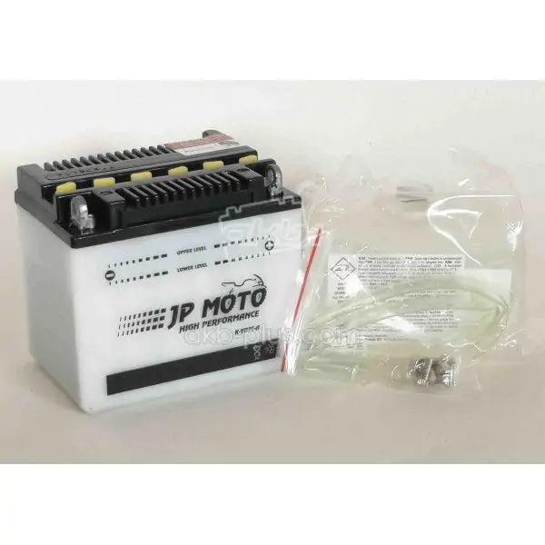 Акумулятор 8AH-12V CB7C-A (YB7C-A) JP MOTO (130Х90Х114), R, EN120 - фото 2