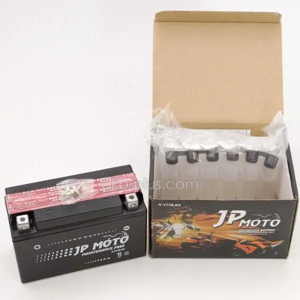 Аккумулятор 6,5AH-12V YT7B-BS JP MOTO (150Х65Х93), L, EN70 - фото 2