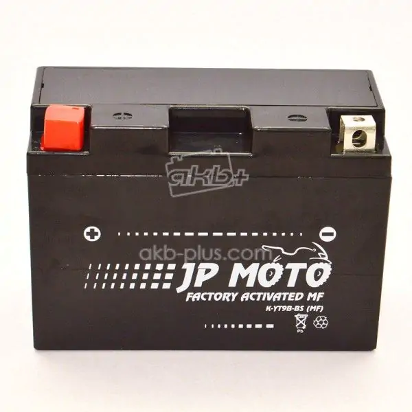 Аккумулятор 8AH-12V YT9B-BS JP MOTO (150Х65Х105), L, EN120 - фото 3