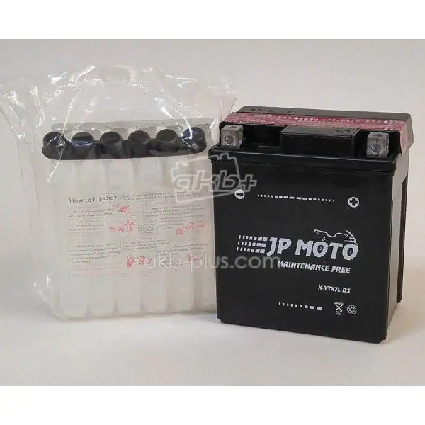 Аккумулятор 6AH-12V YTX7L-BS JP MOTO (113Х70Х130), R, EN85 - фото 4