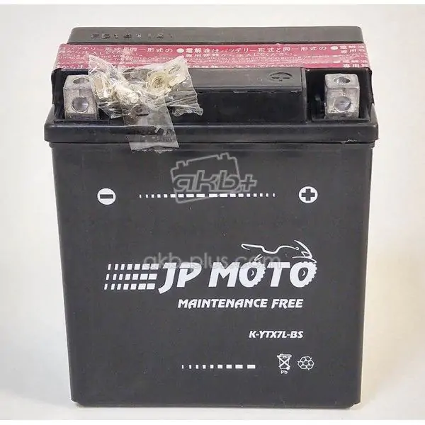 Аккумулятор 6AH-12V YTX7L-BS JP MOTO (113Х70Х130), R, EN85 - фото 3