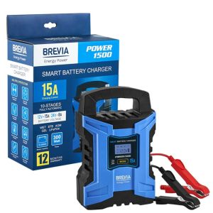 Зарядний пристрій АКБ Brevia Power1500 12V/24V 15A для LiFePO4