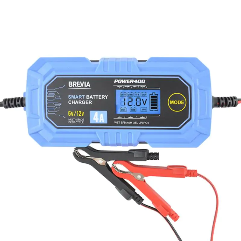 Зарядний пристрій АКБ Brevia Power400 6V/12V, 4A для LiFePO4 - фото 2
