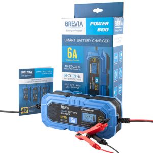 Зарядний пристрій АКБ Brevia Power600 6V/12V 6A для LiFePO4