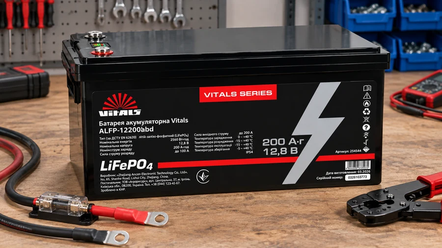Клеми M8 та захищене підключення Vitals ALFP-12200ABD