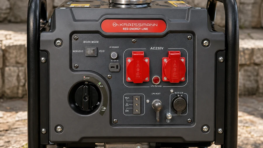 Панель KRAISSMANN EYG4000iDF с розетками 230 В, ECO и входом LPG