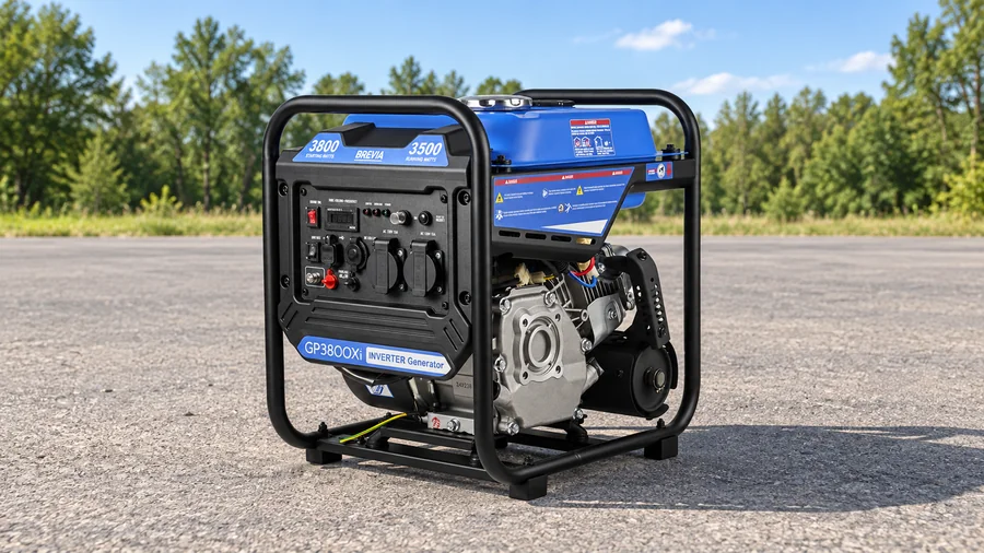 Двигатель и панель инверторного генератора Brevia GP3800Xi