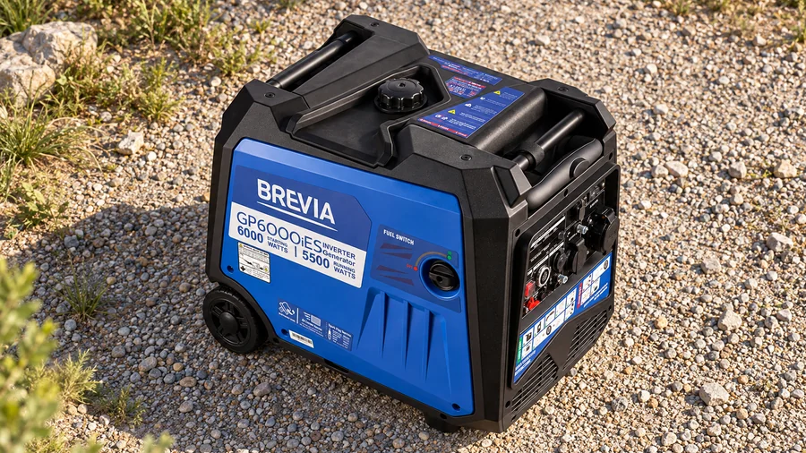 Верхние ручки и горловина топливного бака Brevia GP6000iES